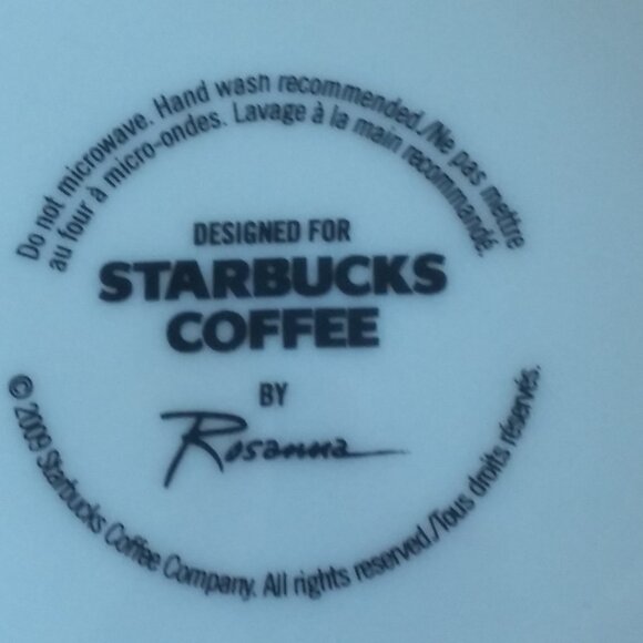 Starbucks Rosanna Red Tree Birds Wish Let Your Heart Be Light Coffee Mug Cup - Picture 6 of 8